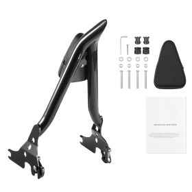 Motorcycle Backrest Sissy Bar, Compatible with Harley-Davidson Touring Models, 27-Inch Height Quick Release Detachable Passenger Backrest