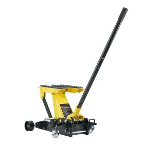 Low Profile Floor Jack, 2 Ton (4409 lbs) Capacity, Steel Racing Floor Jack with Single Piston Quick Lift Pump, Hydraulic Trolley Car Lift for Car