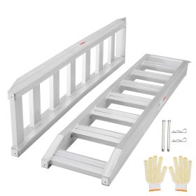 Aluminum Ramps, 8810 lbs, Heavy-duty Ramps with Top Hook Attaching End, Universal Loading Ramp for Motorcycle, Tractor, ATV/UTV, Trucks, Lawn Mow